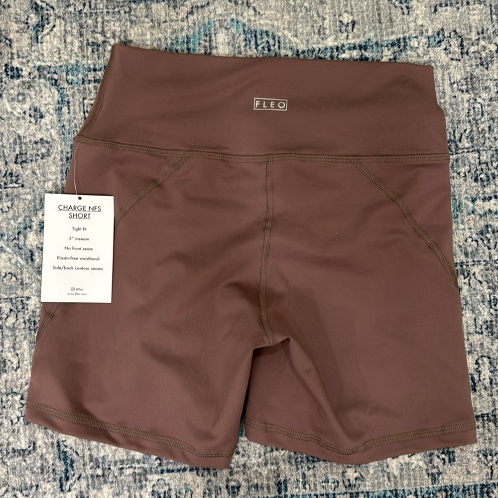 NWT Fleo Mocha Shorts